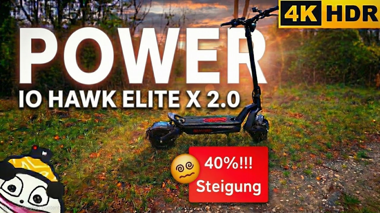 Noch steiler gehts nicht! Der ultimativste Steigungstest 40%!!! IO HAWK Elite X 2.0